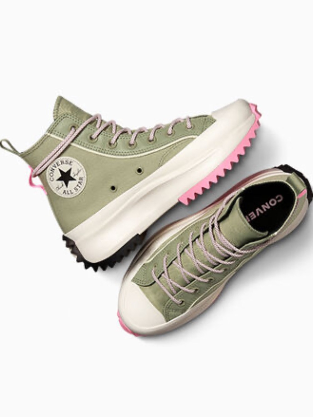 Converse Run Star Hike Platform Utility Twist High Top Shoes Womens 8.5